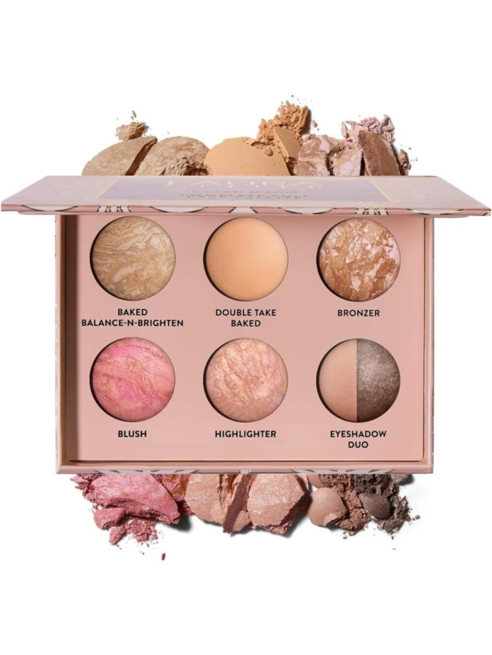 All-in-One Makeup Palette | Baked Foundations, Blush, Bronzer, Highlighter